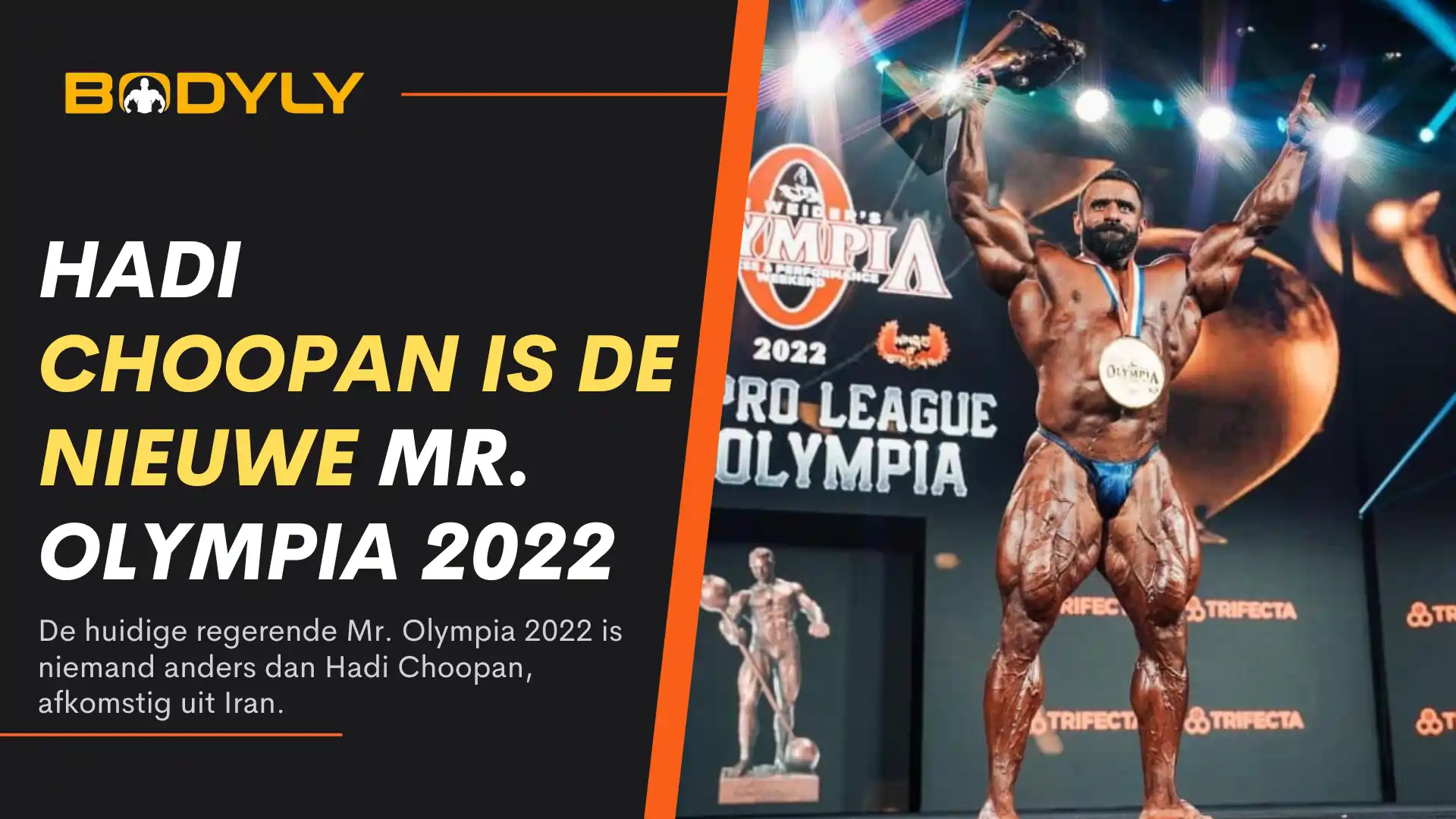 Hadi Choopan is de nieuwe Mr. Olympia 2022