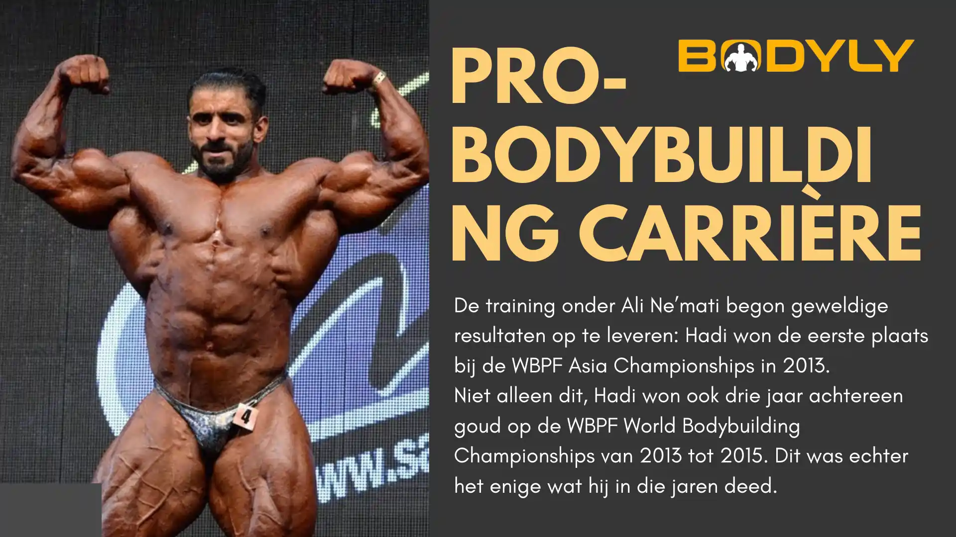 Pro-Bodybuilding carrière