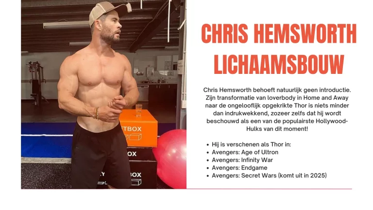 Chris Hemsworth lichaamsbouw
