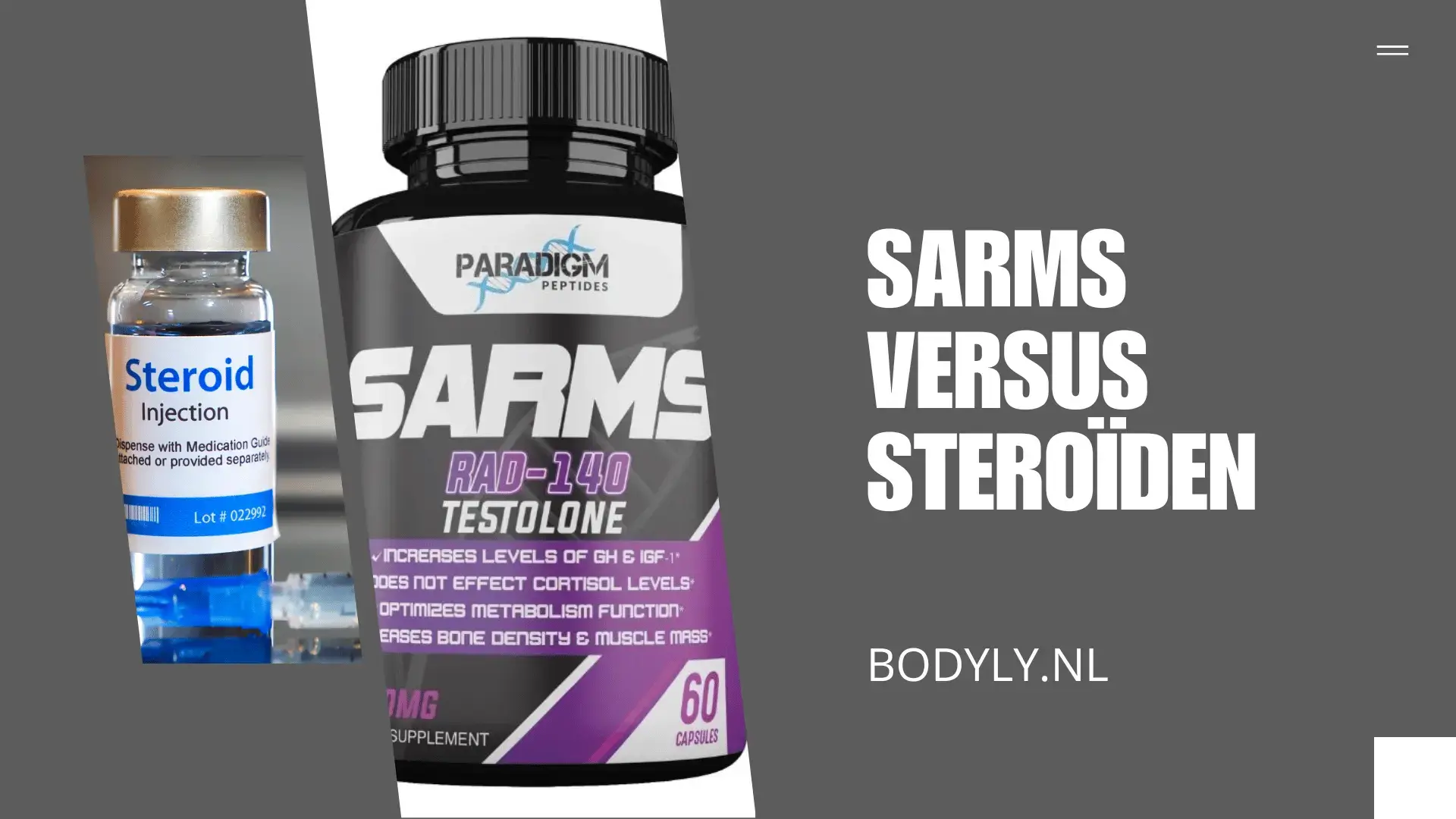 SARMS versus steroïden